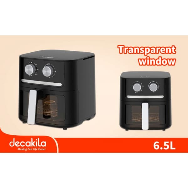 Friteuse sans huile Decakila 6.5L 1600W Noir(KEEC085B) Friteuse sans huile Decakila 6.5L 1600W Noir(KEEC085B)